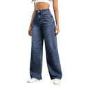 Mars Power Women's High Waist Wide Leg Baggy Jeans
